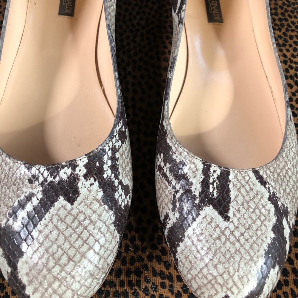 Gorgeous Python print Marina Rinaldi flats! - Picture 8 of 16
